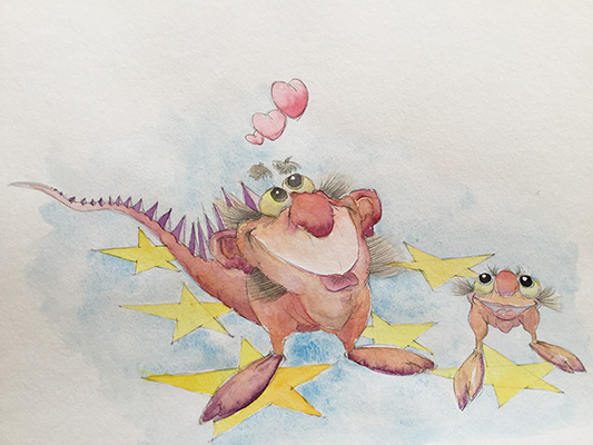 Grand-père et petit-fils